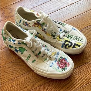 Vans Eco Theory Old School Multicolor Graphic Sneakers size 7